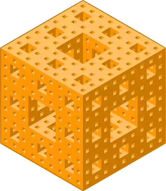 Free download Cube The Menger Sponge Fractal - Free vector graphic on Pixabay free illustration to be edited with GIMP free online image editor
