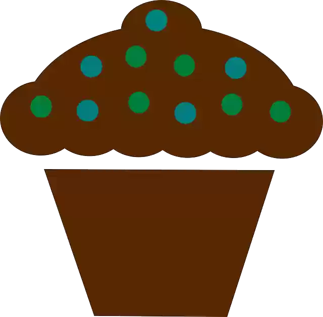 Free download Cupcake Berries Brown - Free vector graphic on Pixabay free illustration to be edited with GIMP free online image editor