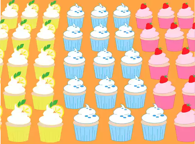 Free download Cupcakes Rich Colorful - Free vector graphic on Pixabay free illustration to be edited with GIMP free online image editor