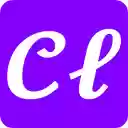 Cursive letters  screen for extension Chrome web store in OffiDocs Chromium
