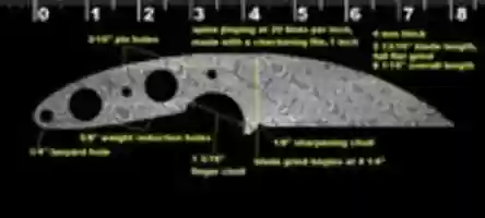 Free download Custom Damascus Wharncliffe Template Blank free photo or picture to be edited with GIMP online image editor