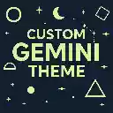 Custom Gemini Theme  screen for extension Chrome web store in OffiDocs Chromium