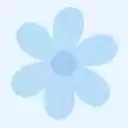 Cute Blue Theme  screen for extension Chrome web store in OffiDocs Chromium