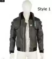Free download Cyberpunk 2077 V Samurai Bomber Jacket free photo or picture to be edited with GIMP online image editor