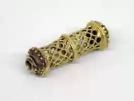 Free download Cylindrical Cord Clasp with Filigree Design free photo or picture to be edited with GIMP online image editor