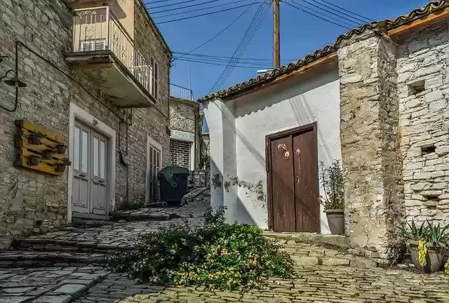 Free download Cyprus Pano Lefkara Street -  free free photo or picture to be edited with GIMP online image editor