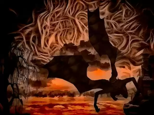 Free download Daemon Night Castle -  free illustration to be edited with GIMP free online image editor