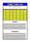 സൗജന്യ ഡൗൺലോഡ് ഡെയ്‌ലി ടാസ്‌ക് ലിസ്റ്റ് Microsoft Word, Excel അല്ലെങ്കിൽ Powerpoint ടെംപ്ലേറ്റ് LibreOffice ഓൺലൈനിലോ OpenOffice Desktop ഓൺലൈനിലോ എഡിറ്റ് ചെയ്യാവുന്നതാണ്.