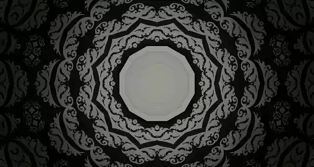 Free download Dark Pattern Circle -  free illustration to be edited with GIMP free online image editor