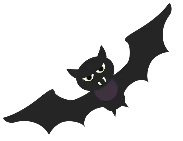 Free download Day Of The Dead Bat Halloween -  free illustration to be edited with GIMP free online image editor