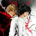 Death Note Kira and L theme 1366x768  screen for extension Chrome web store in OffiDocs Chromium