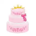 Decorate a Pink Princess Cake  screen for extension Chrome web store in OffiDocs Chromium