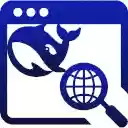 Deepseek AI Quick Search  screen for extension Chrome web store in OffiDocs Chromium