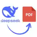 DeepSeek PDF Pro  screen for extension Chrome web store in OffiDocs Chromium