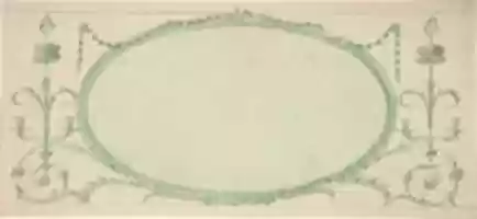 Free download Design for a Mirror in the Form of a Horizontal Oval, Elevation free photo or picture to be edited with GIMP online image editor