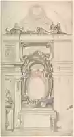 Free download Design for an Altar With a Vaulted Chapel Behind free photo or picture to be edited with GIMP online image editor