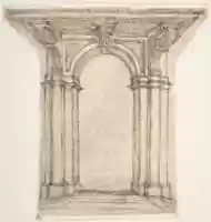 Free download Design for an Arch with Brackets Supporting a Large Overhang. free photo or picture to be edited with GIMP online image editor