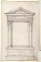 Free download Design for an Octagonal Table and Top (Recto); Design for altar or tomb monument (Verso) free photo or picture to be edited with GIMP online image editor