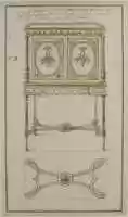Free download Design for an Upright Drop-Front Secretary free photo or picture to be edited with GIMP online image editor