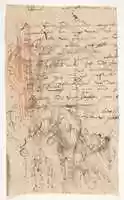 Free download Design for a sepulchral monument with an allegory of Time; verso: Architectural sketch and fragment of a letter free photo or picture to be edited with GIMP online image editor