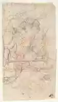 Free download Design for a sepulchral monument with a portrait bust; verso: Design for a reliquary (?) free photo or picture to be edited with GIMP online image editor