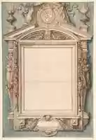 Free download Design for the Frame of a Funerary Plaque free photo or picture to be edited with GIMP online image editor