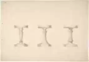 Free download Design for Three Stools with Columnar Supports free photo or picture to be edited with GIMP online image editor