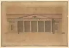 Free download Design of a Greenhouse for the Right Honorable Earl of Coventry, Croome Court, Worcestershire (Elevation) free photo or picture to be edited with GIMP online image editor