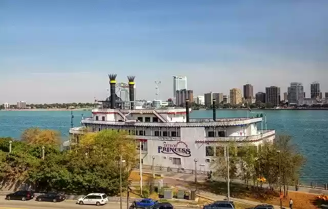 Free download Detroit River Boat -  free photo or picture to be edited with GIMP online image editor