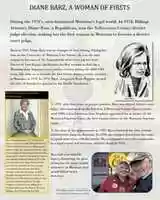 Free download Diane Barz, A Woman of Firsts free photo or picture to be edited with GIMP online image editor