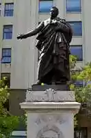 Free download Diego Jose Pedro Victor Portales Statue, Plaza de Armas, Santiago, Chile  free photo or picture to be edited with GIMP online image editor