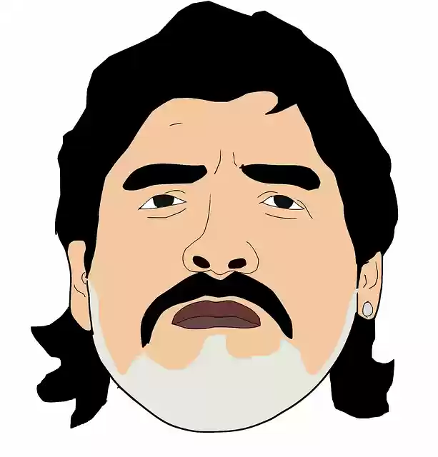 Free download Diego Maradona Football - Free vector graphic on Pixabay free illustration to be edited with GIMP free online image editor