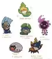 Free download Different types of Sewaddle Concept Art Fanart free photo or picture to be edited with GIMP online image editor