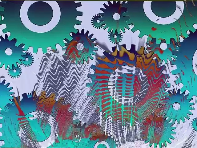 Free download Digital Art Background Image Gears -  free illustration to be edited with GIMP free online image editor