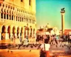 Free download Digital Color Pencil Drawing of the Piazza San Marco, Venice  free photo or picture to be edited with GIMP online image editor