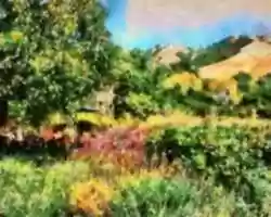 Free download Digital Oil Painting of Big Sur Mountains free photo or picture to be edited with GIMP online image editor