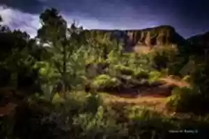 Free download Digital Oil Painting of Red Rock Country free photo or picture to be edited with GIMP online image editor