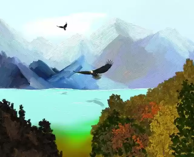 Free download Digital Painted Nature -  free illustration to be edited with GIMP free online image editor