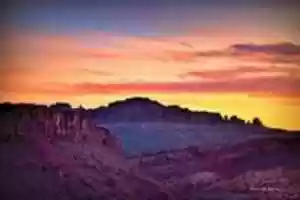 Free download Digital Pastel Drawing of a Sunset Near Moab free photo or picture to be edited with GIMP online image editor