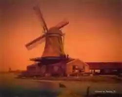 Free download Digital Pastel Drawing of a Windmill under Construction free photo or picture to be edited with GIMP online image editor