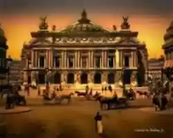 Free download Digital Pastel Drawing of the Palais Garnier free photo or picture to be edited with GIMP online image editor