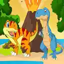 Dino Jigsaw  screen for extension Chrome web store in OffiDocs Chromium