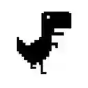 Dinosaur Game  screen for extension Chrome web store in OffiDocs Chromium