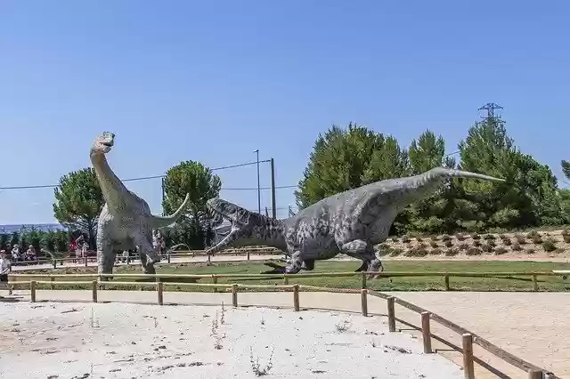 Free download Dinosaurs Fight Prehistory -  free photo or picture to be edited with GIMP online image editor