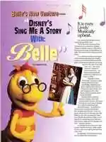 Free download Disney Magazine (Winter 1995): Sing Me A Story with Belle free photo or picture to be edited with GIMP online image editor