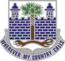 Free download Distinctive Unit Insignia of the 118th Infantry Regiment (SC ARNG) free photo or picture to be edited with GIMP online image editor