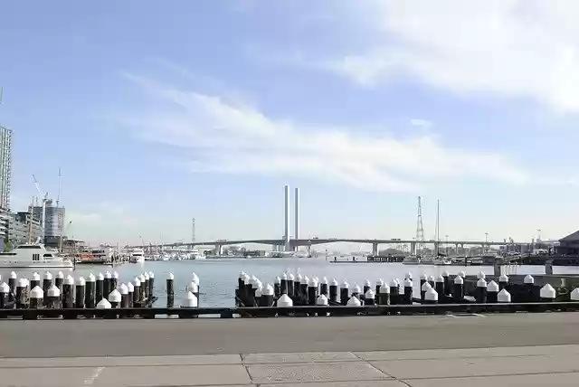 Free download Dockland Landscape Landmark -  free free photo or picture to be edited with GIMP online image editor