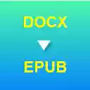 DOCX to EPUB Converter  screen for extension Chrome web store in OffiDocs Chromium