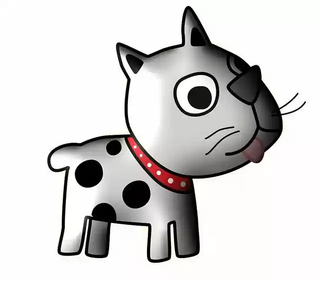 Free download Dog Cute Cartoon -  free illustration to be edited with GIMP free online image editor