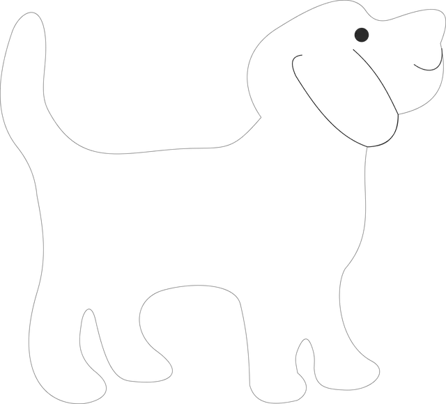 Free download Dog Template - Free vector graphic on Pixabay free illustration to be edited with GIMP free online image editor